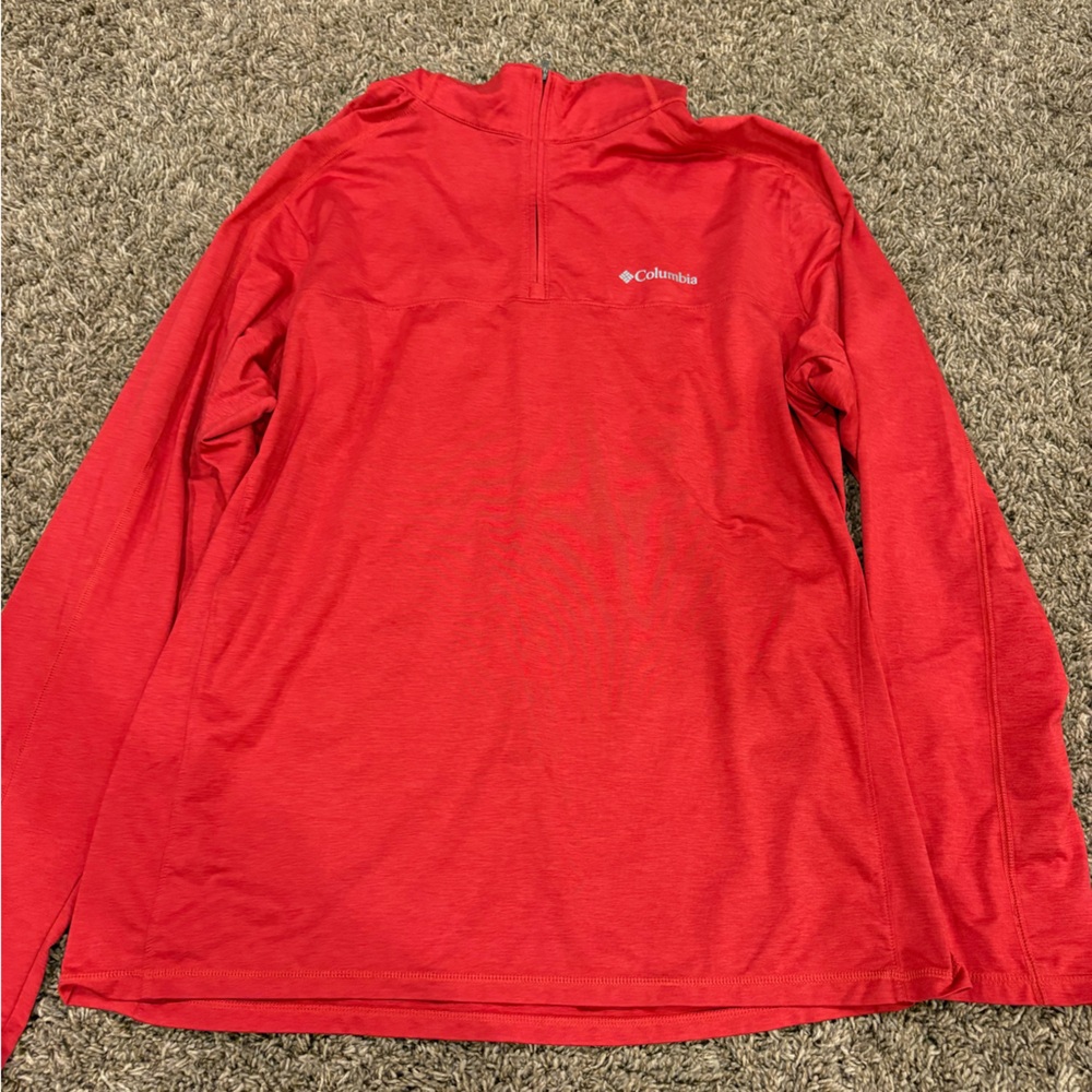 Columbia Vibrant Red Outdoor Pullover